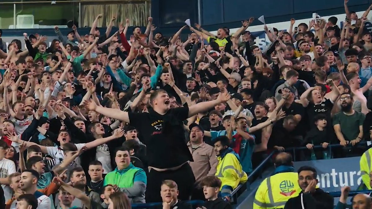 ⚡️ An absolutely electric atmosphere from start to finish on Tuesday night! The countdown to Wembley is on 👊 #bwfc