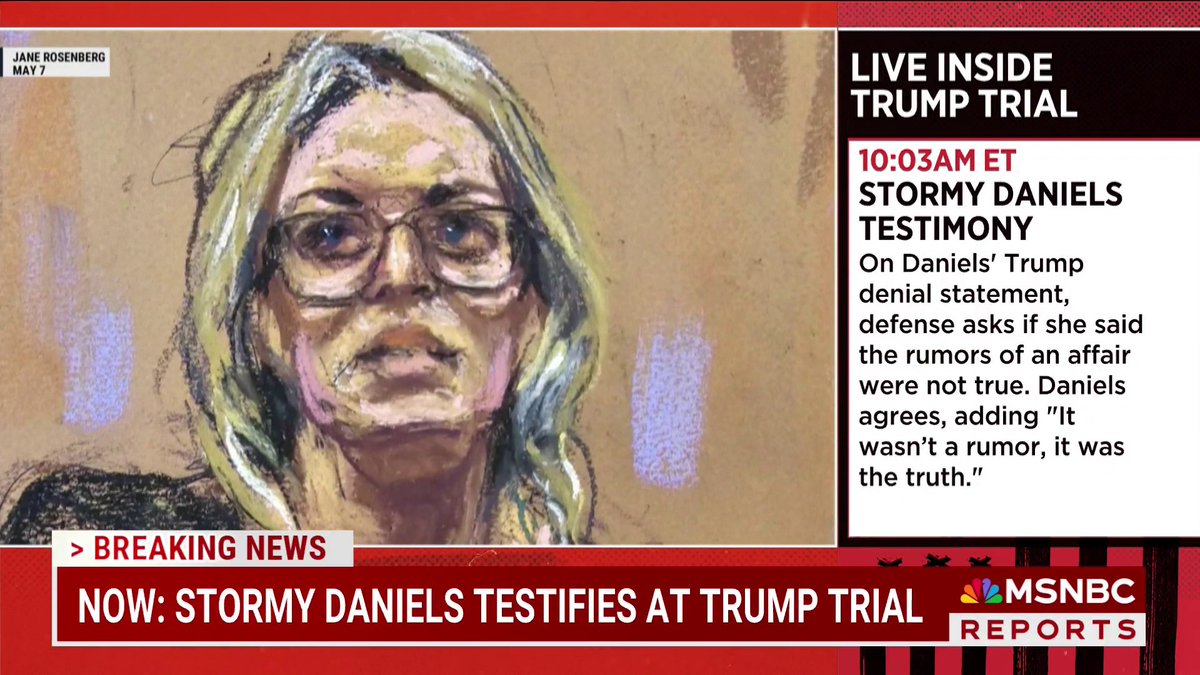 "It seems as if Stormy Daniels is much more prepared this morning than she was on Tuesday." WATCH: Trump lawyers question Stormy Daniels. yasminvossoughian has the latest.
