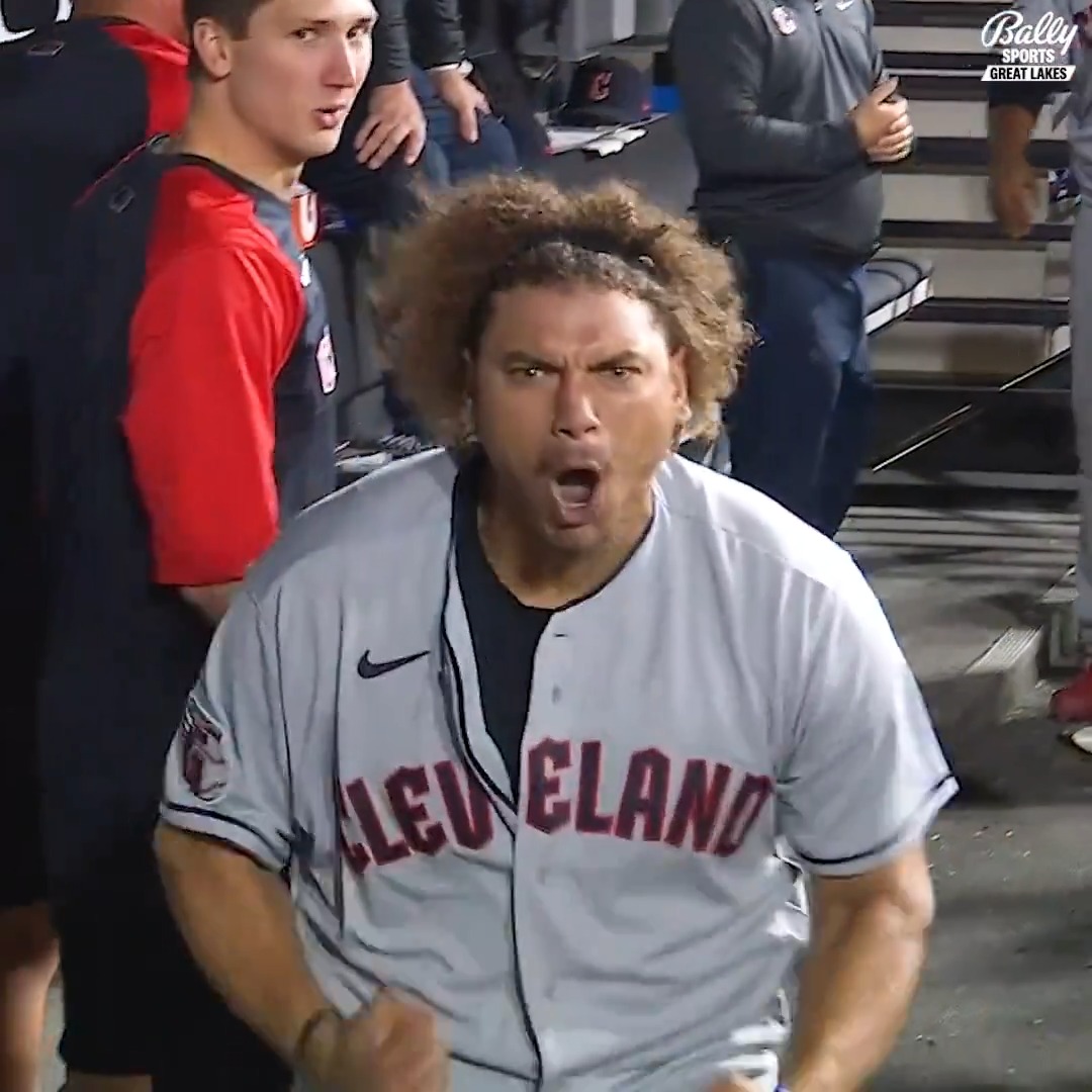 May 9, 2022 🗓️ Josh Naylor wanted ALL the smoke in Chicago! 💨💨 #ForTheLand | Cleveland Guardians | #TBT
