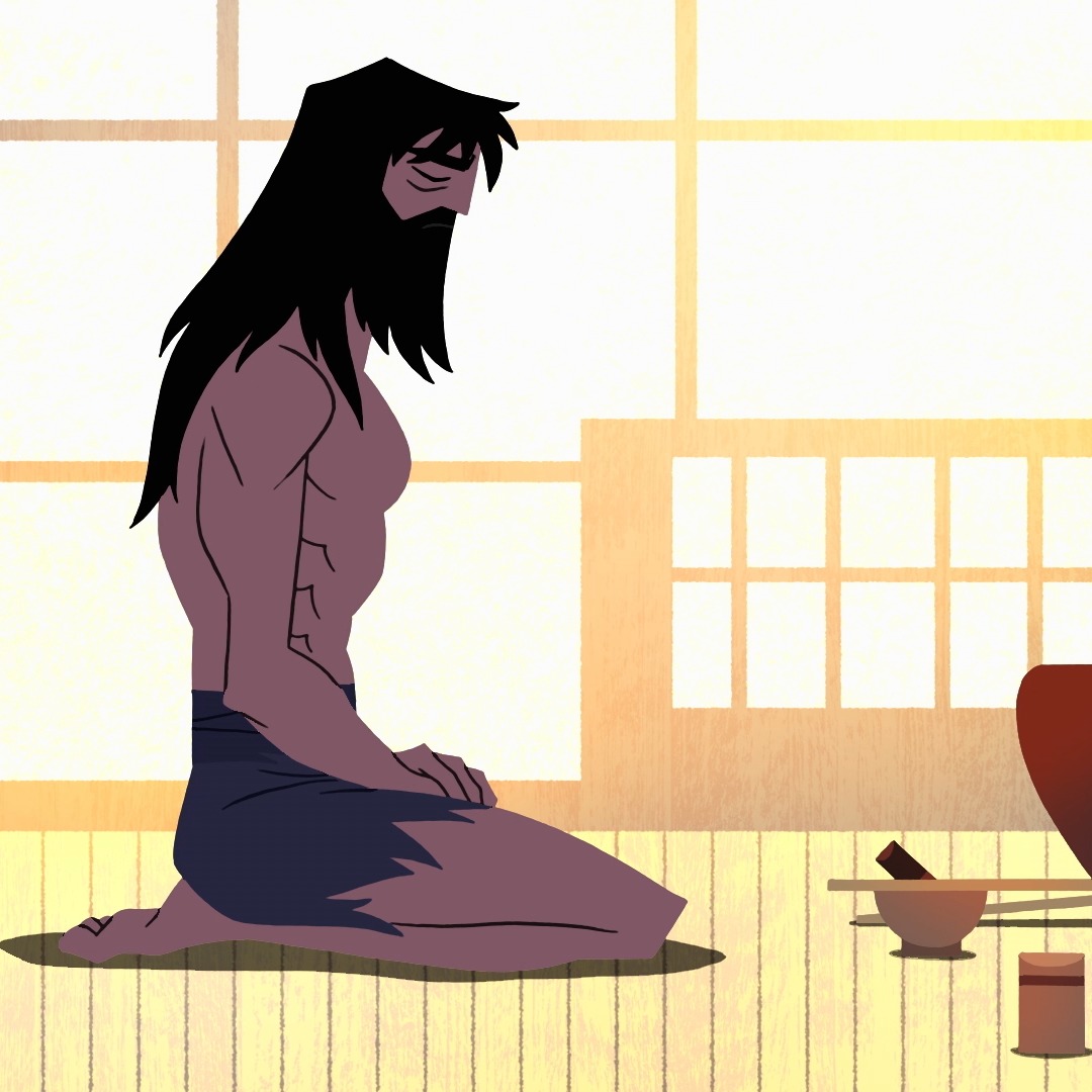 Master of the tea ceremony. Samurai Jack is coming to #CheckeredPast 5/10 @ 6 on @AdultSwim #SamuraiJack #AdultSwim #teaceremony #samurai