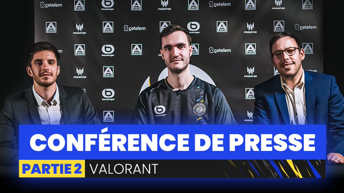 Conférence de presse : VALORANT Départ d'iDex, arrivée de DarkLight chez Solary.