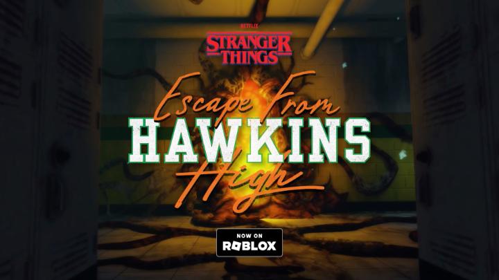 keep an eye out for demogorgons 👀 grab your fellow party members or be the hero on your own as you try and escape Hawkins High — play Stranger Things: Escape from Hawkins High and discover more on Netflix Nextworld - now on Roblox