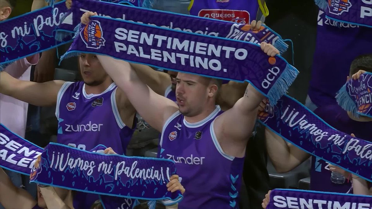 No importa que sea el último partido de #LigaEndesa en casa. Ellos lo viven como si fuera el primero. Palentinos, os vamos a echar de menos 💔 📺 Movistar Plus #ListosParaRomperla | Zunder Palencia