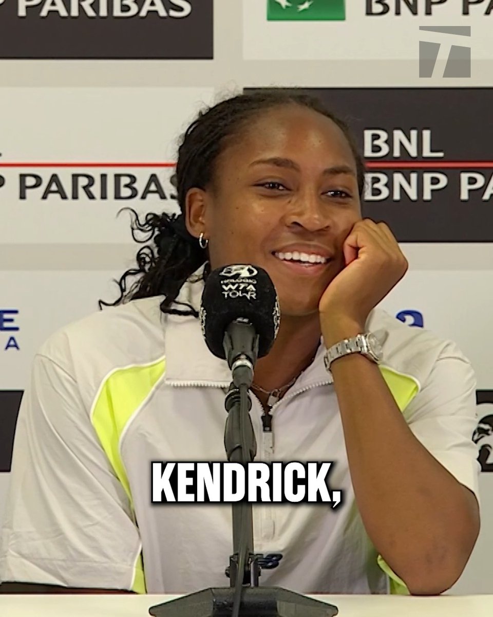“Drake dissed Serena so I have to go with Kendrick” - Coco Gauff 🔥 #IBI24
