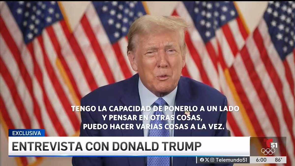 Trump, confused: I’m very ambidextrous, so to speak. I can do a lot of things at one time