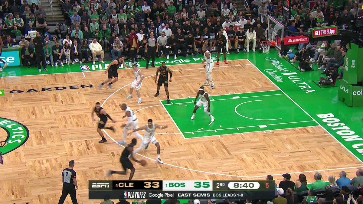 Jrue on the break 💥