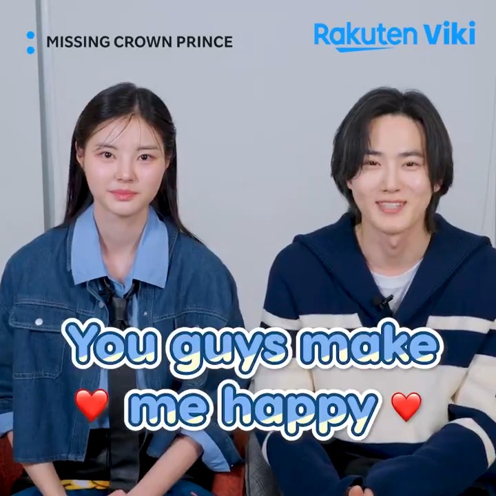 It was non-stop surprises, laughter, and fun when #Suho and #HongYeJi of #MissingCrownPrince came to the #VikiCafe for an interview… 😯😂 Watch the interview right now on our site or YouTube channel… and don’t forget to catch their hit #kdrama 👀 on #Viki!