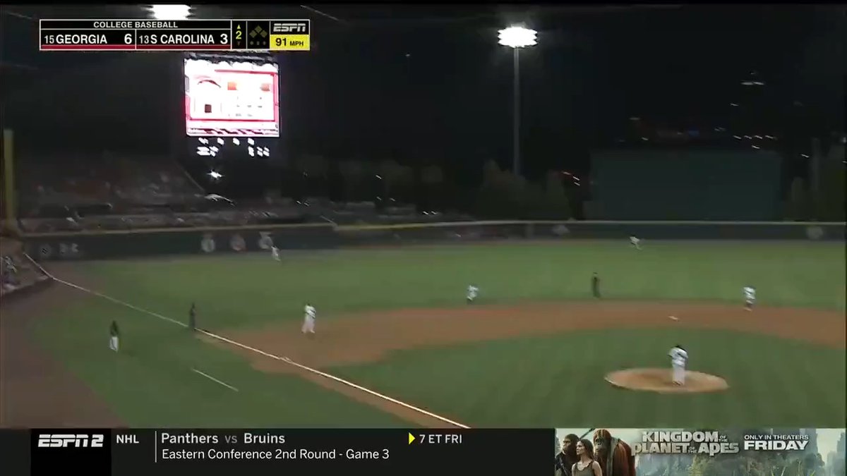 Charlie Condon. History maker. MLB's No. 1 Draft prospect breaks the single-season BBCOR HR record with his 34th roundtripper of the year, the eighth consecutive game in which he has left the yard: (🎥: Georgia Baseball)