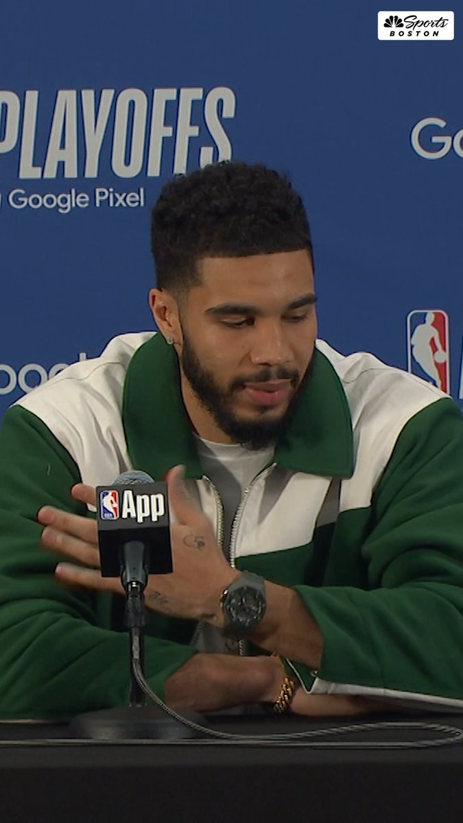 "We didn't have MVP, we only had two All-Stars... You say we're a super team, but we didn't get rewarded like we are" Jayson Tatum responds to concerns with the Celtics after their Game 2 loss. He says the Celtics aren't perfect, but he's confident they'll respond