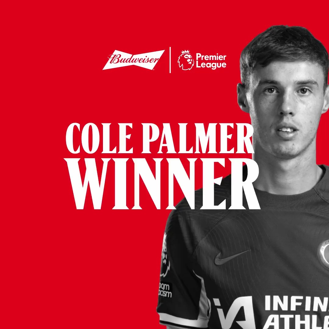 The skill 💫 The one-two 🤝 The finish 🥶 Chelsea FC's Cole Palmer has been voted your @PremierLeague Goal of the Month winner for April!