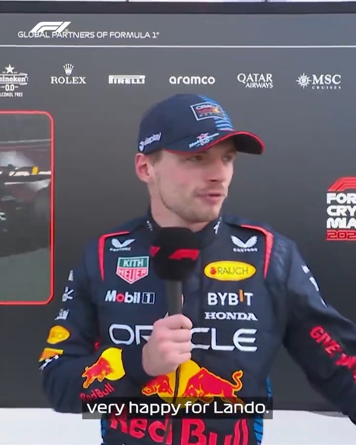 Still smiling 😄 Max Verstappen 🏆