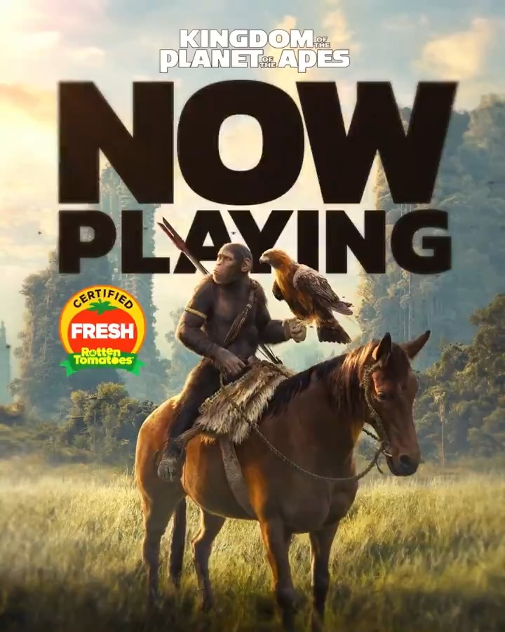 🦍🦧🌎 #KingdomOfThePlanetOfTheApes is now playing only in theaters! Get tickets now: