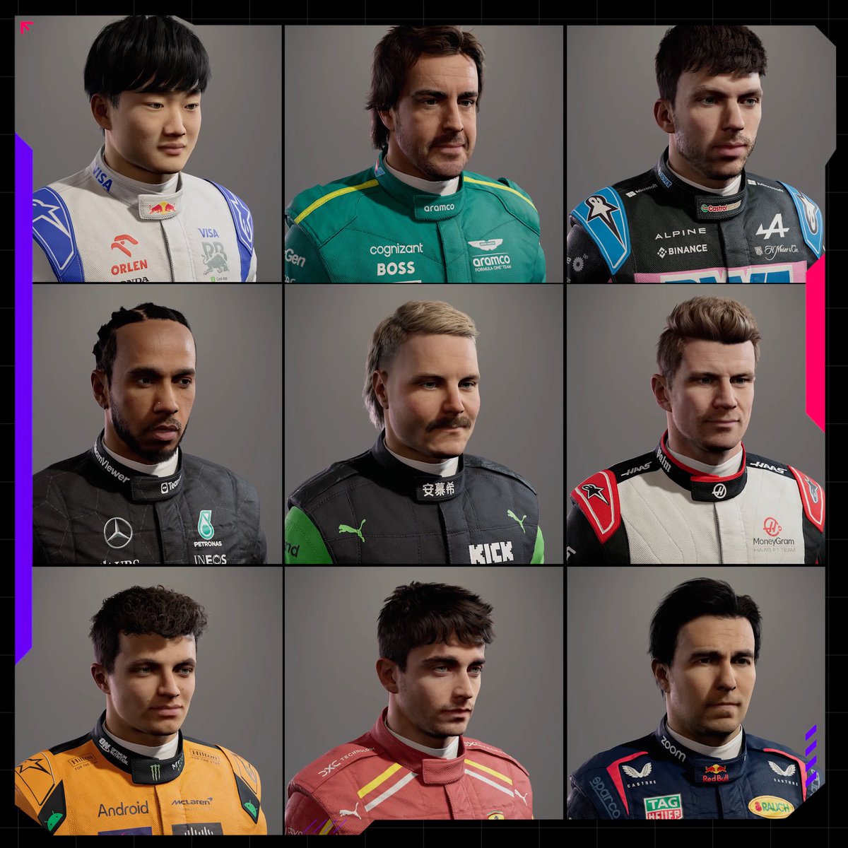 Fresh scans of all 20 drivers for #F124 🎥 Which one looks the best? 🤔 Out May 31: