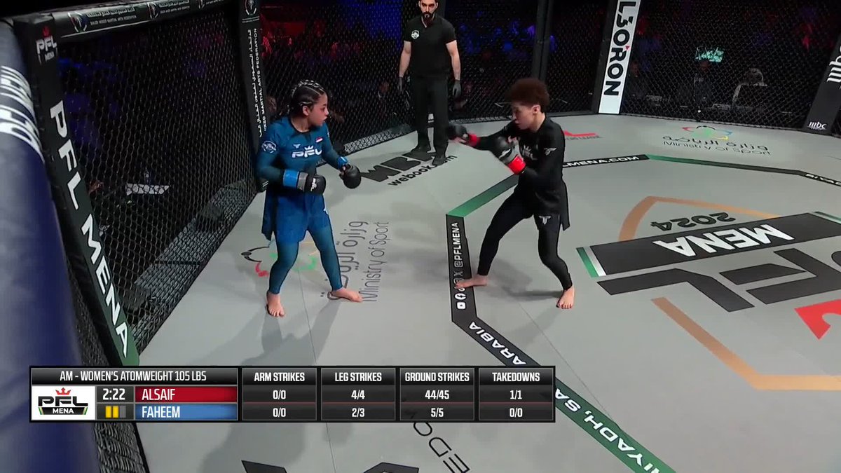 Hattan Alsaif head kick KO!! #PFLMENA LIVE NOW