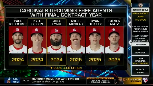 At 15-22, where do the Cardinals go from here? Derrick Goold talks through it all with Bob Costas on #MLBNow.