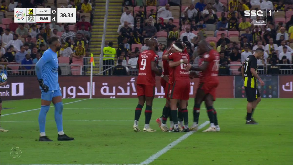 هدددددف!⚽ خلال 38 دقيقة.. الاتفاق يقسو على الاتحاد برباعية ⚽️🔥 الاتحاد 0 × 4 الاتفاق #دوري_روشن_السعودي #الاتحاد_الاتفاق | #SSC