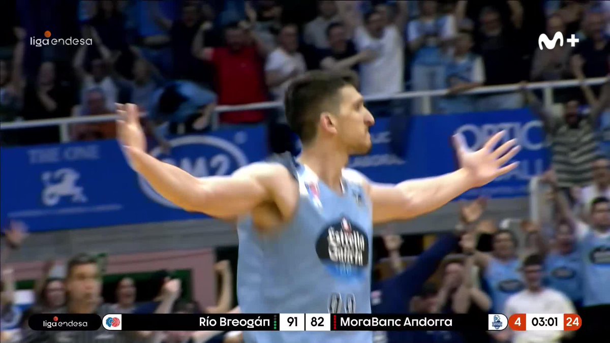 ¡RÍO Río Breogán QUIERE SEGUIR SIENDO EQUIPO DE LA #LigaEndesa! ¡LUGO QUIERE SEGUIR SIENDO ACB! ¡QUÉ MANERA DE DEFENDER EL ARO! 📺 Movistar Plus #LigaEndesa | #ListosParaRomperla