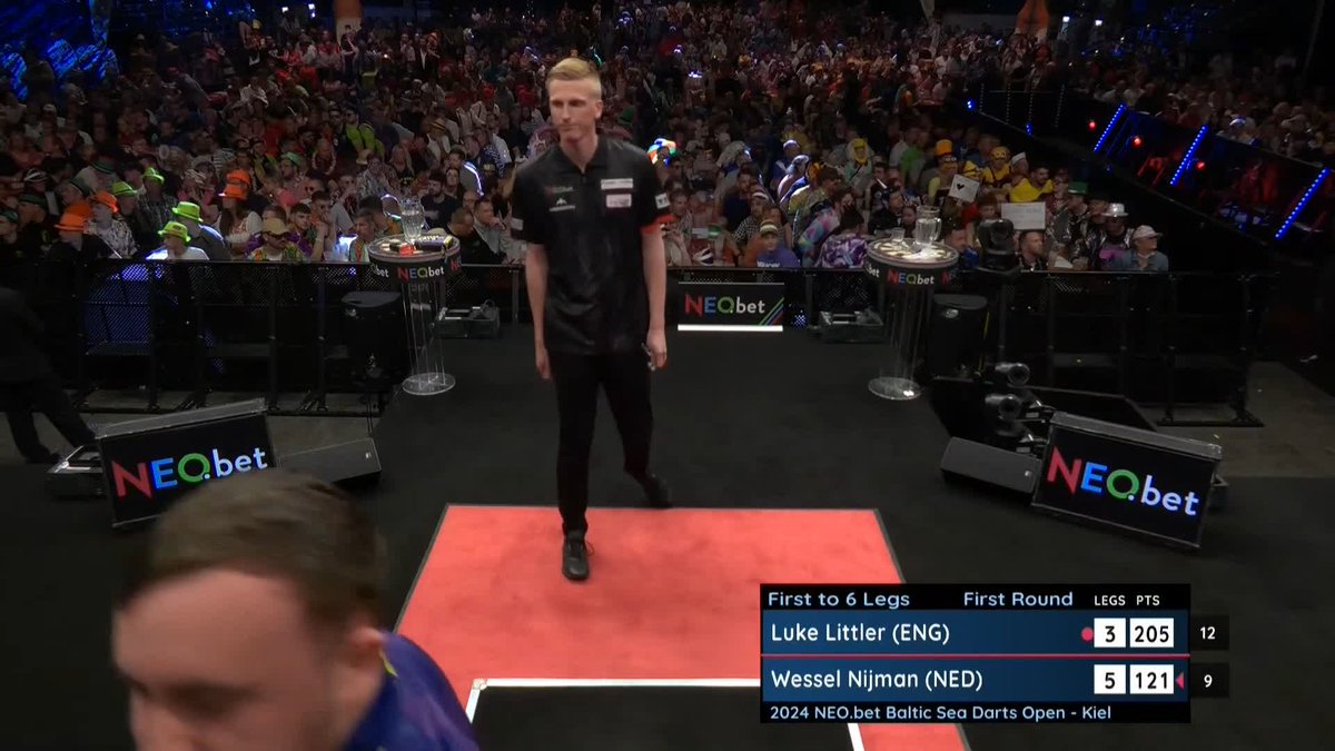 LITTLER DEFEATED! ❌ Wessel Nijman dumps Luke Littler out in the opening round! 📺 #ET6 | R1