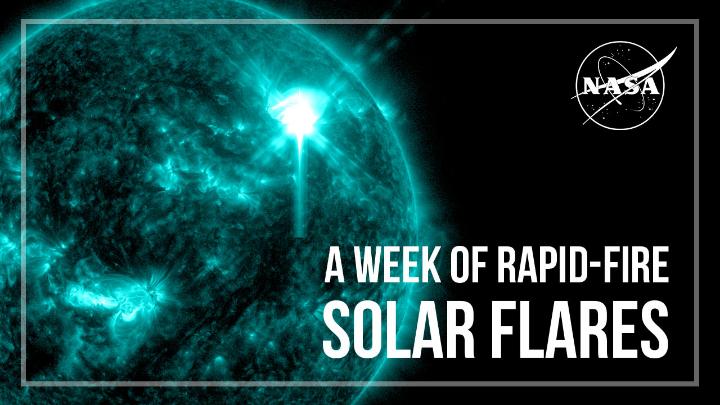 The Sun is super active right now! ☀️ 💥 💥 The video below shows a series of flares that erupted over the past seven days… not counting another X-class flare that happened this morning!
