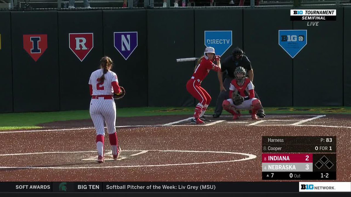 😦 Down 3-2 going into the 7th 😀 Win 9-5 in the 8th Watch the crazy Indiana Softball comeback that secured them a spot in the #B1GSoftball title game. 👇