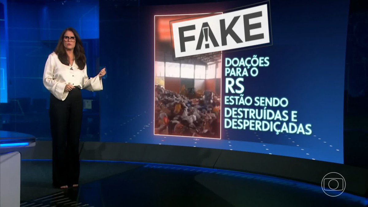 🚨📝 FATO OU FAKE | Fato ou Fake desmente fake news sobre a tragédia no RS. Em uma das mentiras, vídeo mostra vários bois sendo arrastados por uma enchente #JN