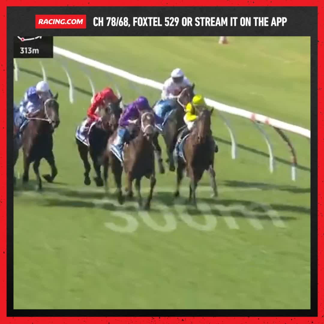 Here comes Flyer! ✈️ The daughter of Miss Toorak Flyer gets a black-type win on her CV 💪 Jason Warren Racing Craig Williams