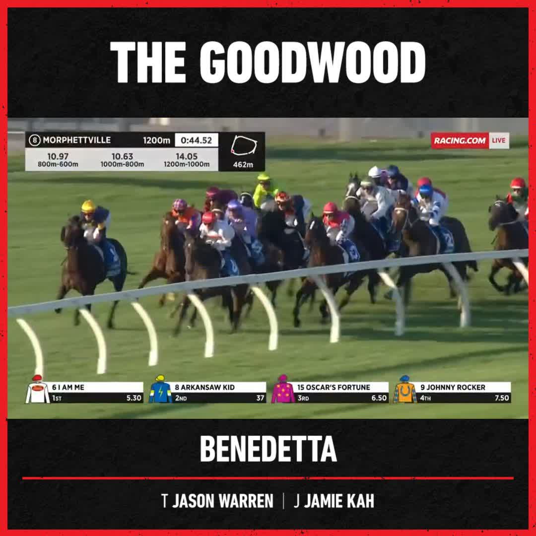 "Jamie Kah gets another Group 1 in South Australia." Benedetta gets a well-deserved G1 victory for Jason Warren Racing 🧡 @jamieleekah07