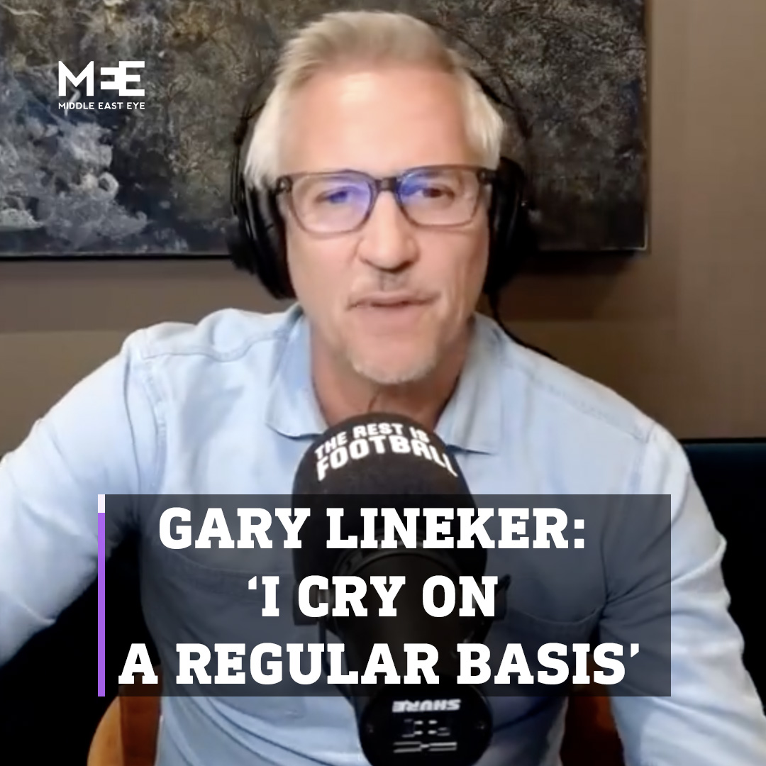 "I cry on a regular basis when I see certain images on social media" Sports broadcaster Gary Lineker spoke with Mehdi Hasan about the atrocities committed against Palestinians in Gaza, saying that he couldn't recall witnessing anything worse in his lifetime