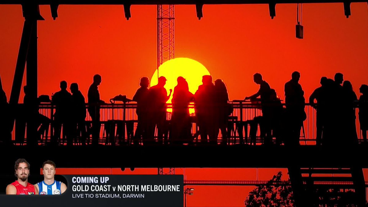 That Darwin sunset 😍 #AFLSunsNorth