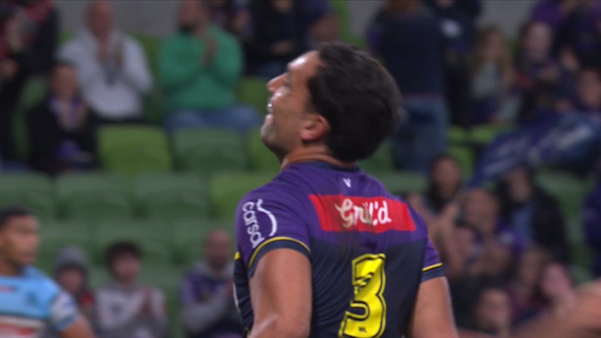 FILTH. Absolute filth from Cameron Munster. 📺 Watch #NRLStormSharks on ch.502 or stream on Kayo: ✍️ BLOG 🔢 MATCH CENTRE