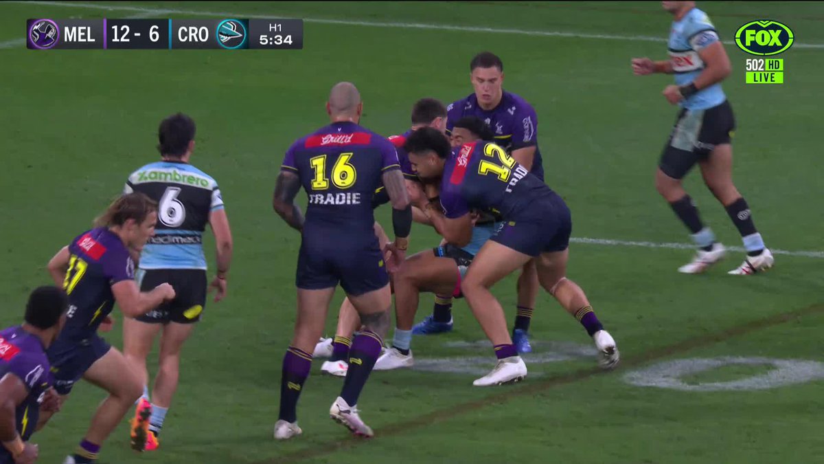 How do you see this one? 📺 Watch #NRLStormSharks on ch.502 or stream on Kayo: ✍️ BLOG 🔢 MATCH CENTRE
