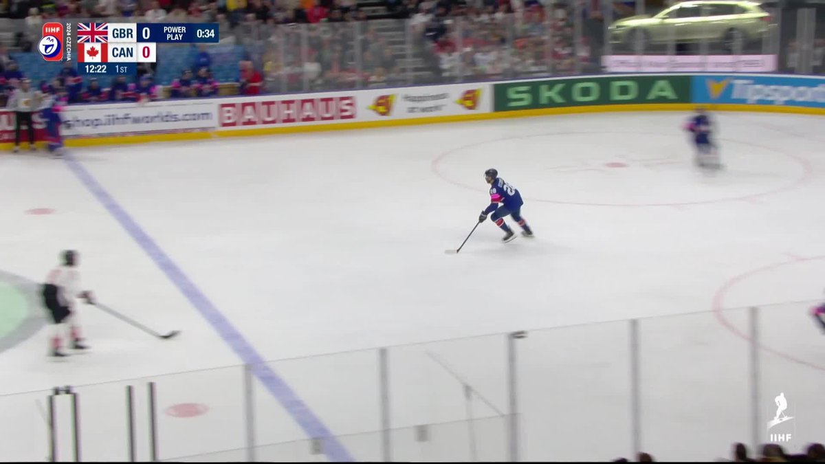 Great Britain has the lead!🇬🇧💥 #MensWorlds #GBRCAN Team GB Ice Hockey