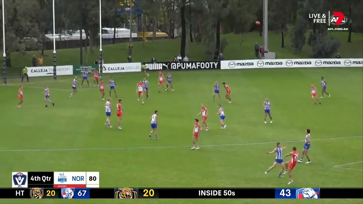 A BARREL from 65 to win it...?? 😮 Luke Parker made a bit of a statement in the VFL!
