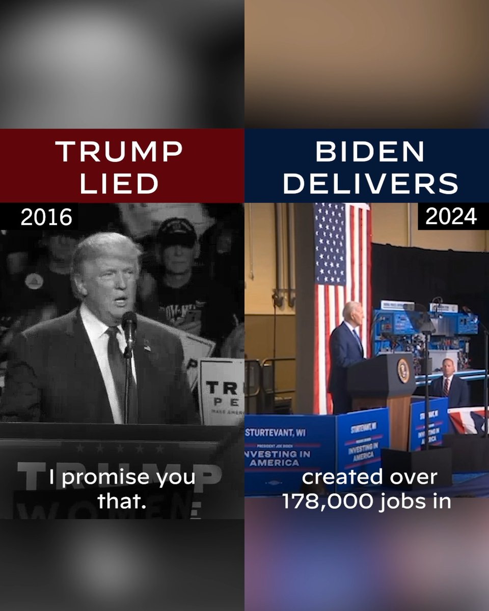 Donald Trump lied to workers in Wisconsin. We’re delivering.