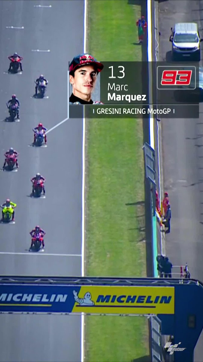 The perfect #TissotSprint start doesn't exis....💯 Marc Márquez went from 13th to 4th in just ONE lap! 🚀 #FrenchGP 🇫🇷
