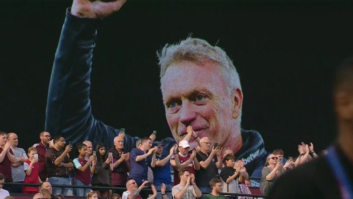 The London Stadium gives David Moyes a big farewell after West Ham beat Luton 3-1 ⚒️🫧