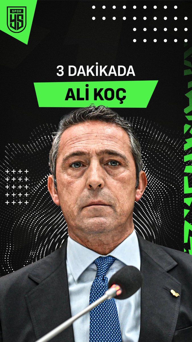 3 dakikada Ali Koç dönemi...
