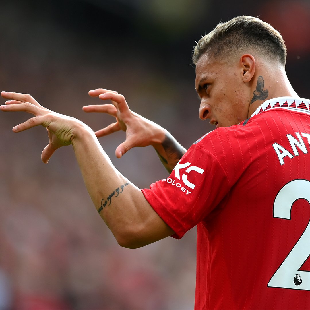 Opening his account ⚽ 😮‍💨 Antony Santos #MUFC || #PL