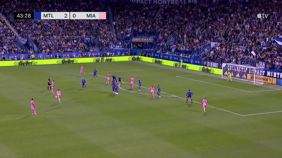 Matias Rojas doing his best Messi FK impression 🎯 (via Major League Soccer)