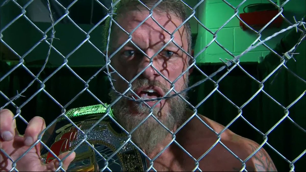 BARBED WIRE STEEL CAGE MATCH! TNT Title on the line at #AEWDoN The champion Adam Copeland issues the challenge to Malakai Black! Will Malakai Black accept? Watch #AEWRampage LIVE on TBS! Adam Copeland