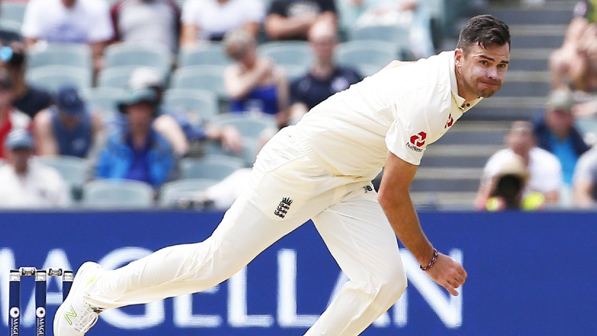 For the swing bowling purists: Jimmy Anderson with a pink ball, under lights!