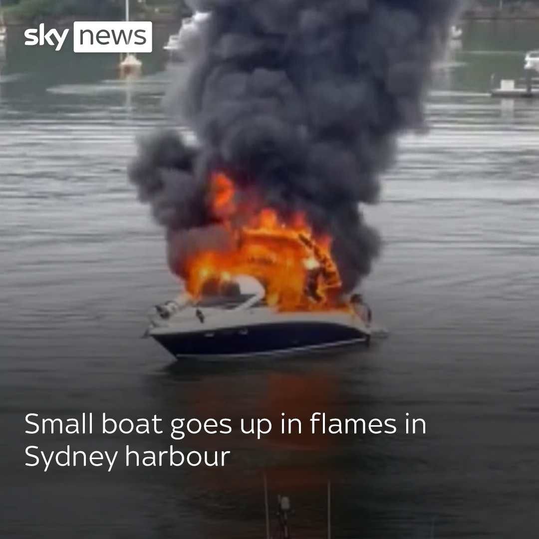 Firefighters in Australia battled to get the blaze that engulfed the boat under control. According to reports, no one was aboard the boat when it caught fire More ➡️