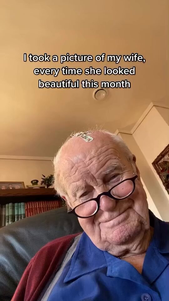 Man took a picture of his wife every time she looked beautiful 🥺❤️