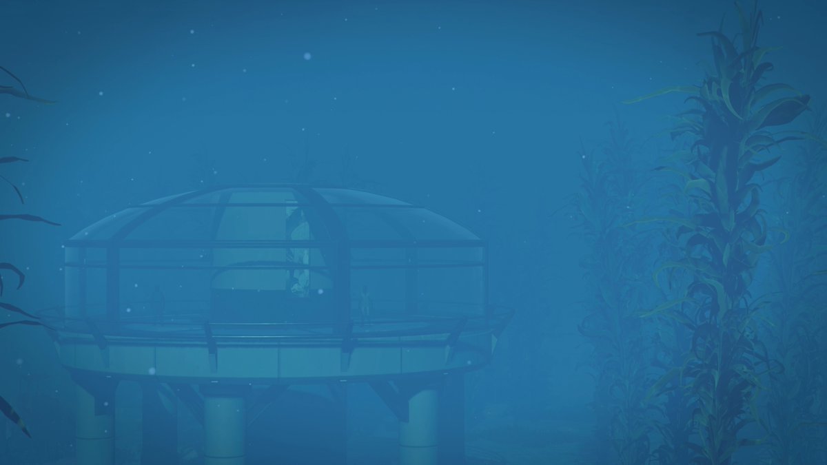 A shadow moves beneath the waves…