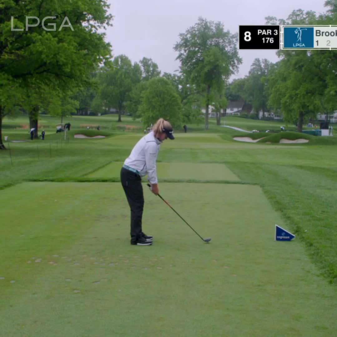 Dialed in 🎛️ Brooke Henderson Watch now live on ESPN+ at
