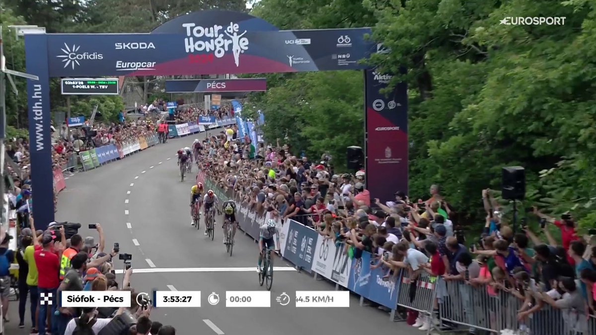 🚴🇭🇺 | Na een waanzinnige slotklim is het Wout Poels die wint in Hongarije! 🇳🇱💪 Thibau Nys maakt indruk en wint het eindklassement! 🇧🇪🤩 #TourdeHongrie 📺 Koers kijk je via discovery+