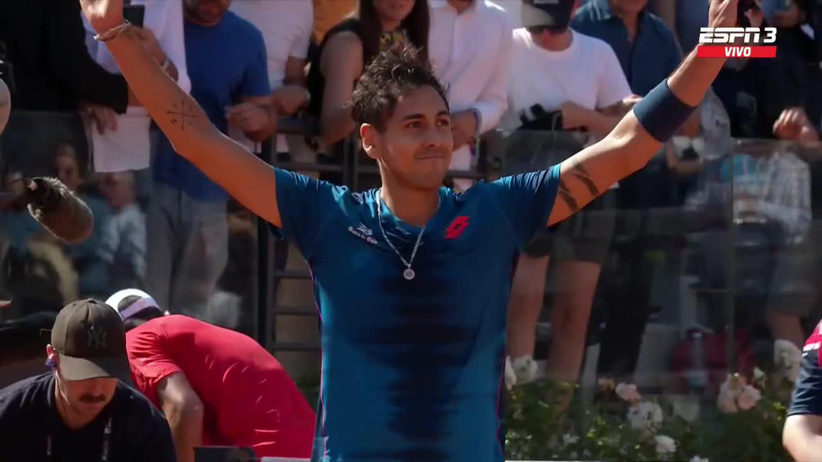 ¡LA LOCURA ES TOTAL! 🤯 🇨🇱 Tabilo eliminó a 🇷🇸 Djokovic en la tercera ronda de #Roma. 💥