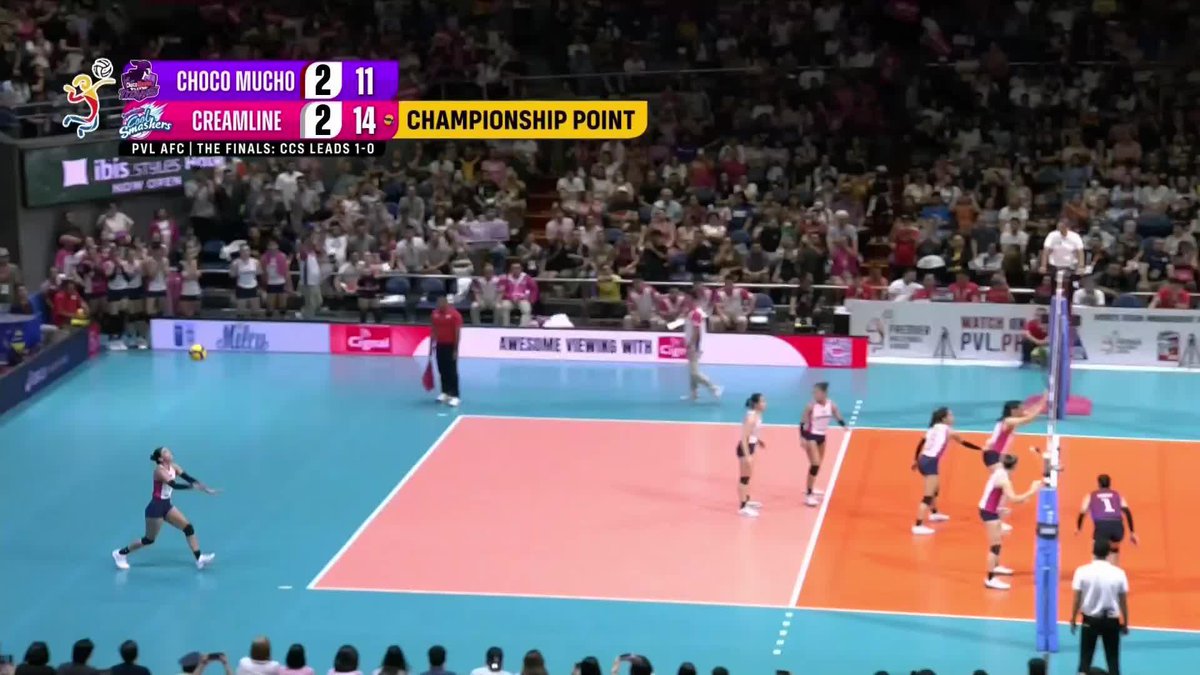 AND STILL!!! 🔥 Bea de Leon delivers the championship point and the eighth PVL title for the Creamline Cool Smashers against former-sister team Choco Mucho Flying Titans! #PVL2024 #PVLonOneSports #TheHeartOfVolleyball