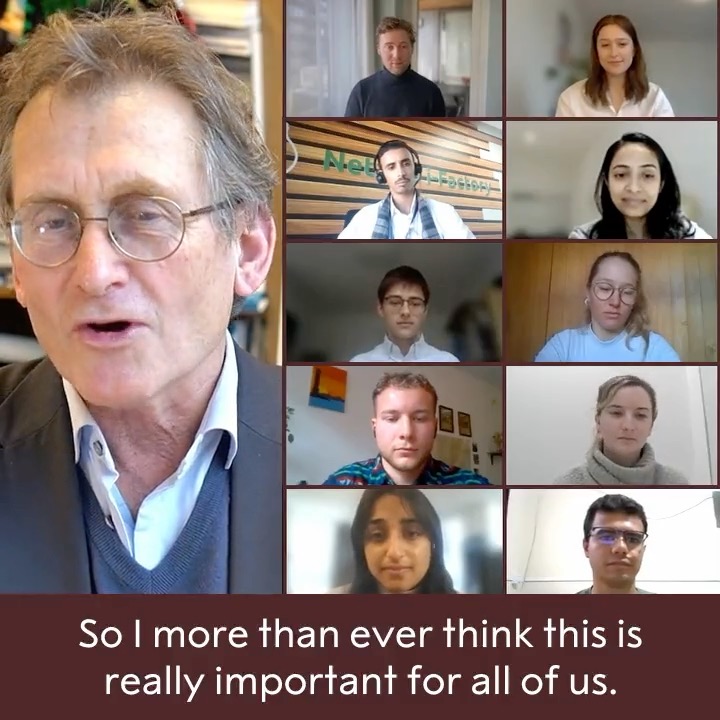 "Build your opinion on facts, data and knowledge.” Chemistry laureate Ben Feringa urges us all to build our opinions on facts, data and knowledge. Watch the full student roundtable here: #NobelPrize