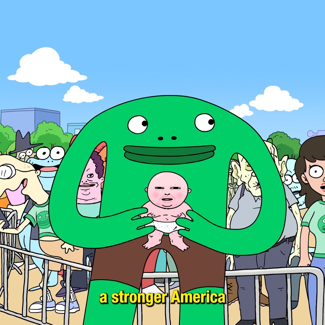 Mr Frog 2024. Smiling Friends S2 double-premiere tonight @ midnight - tomorrow on hbo max fka #smilingfriends #adultswim